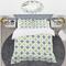 Designart 'Retro Geometric Design V' Mid-Century Duvet Cover Set